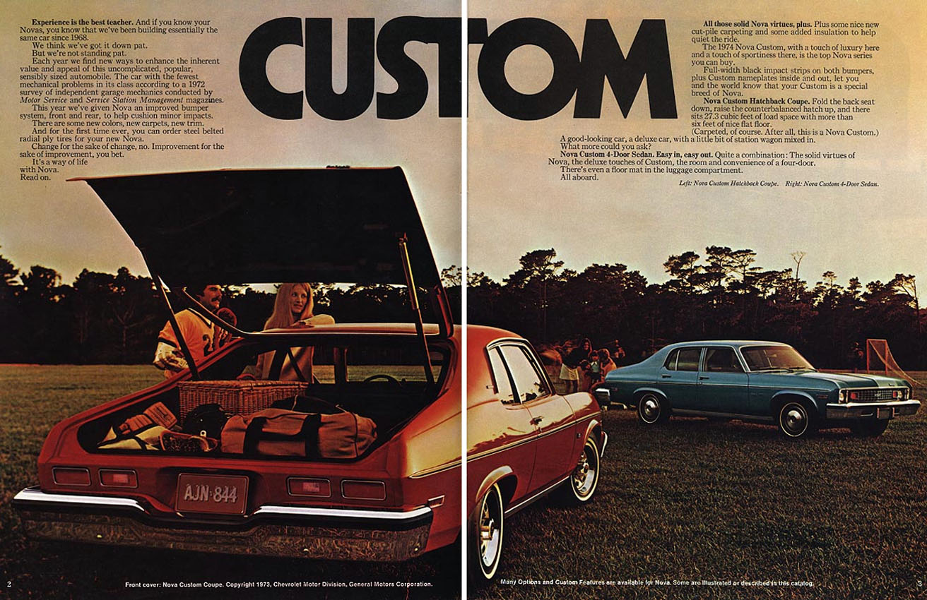 1974 Chevrolet Nova Brochure Page 1